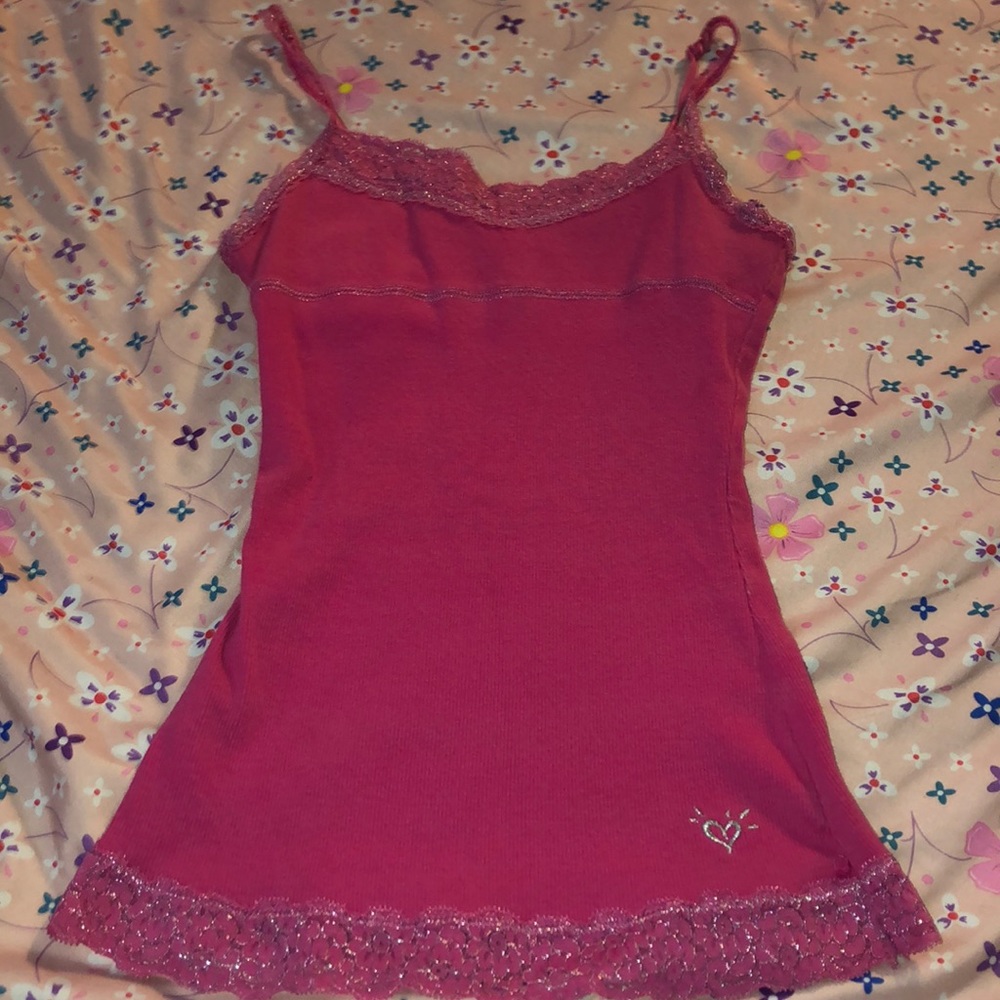 Pink tank top